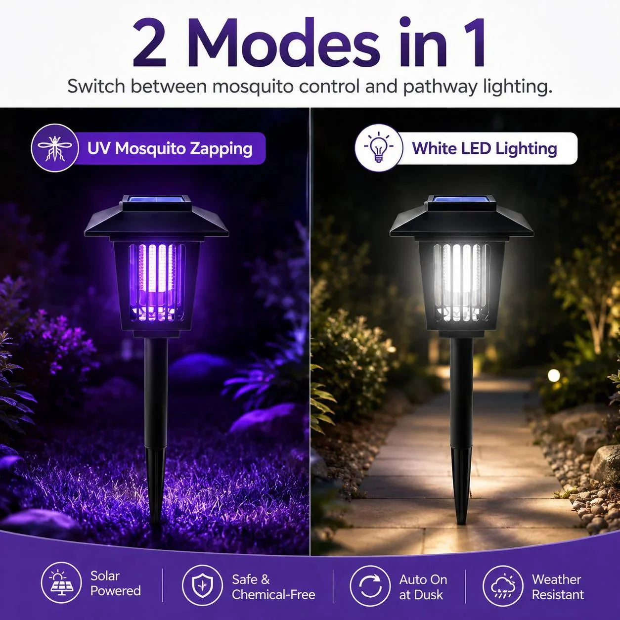 Solar Mosquito Zapper Light™