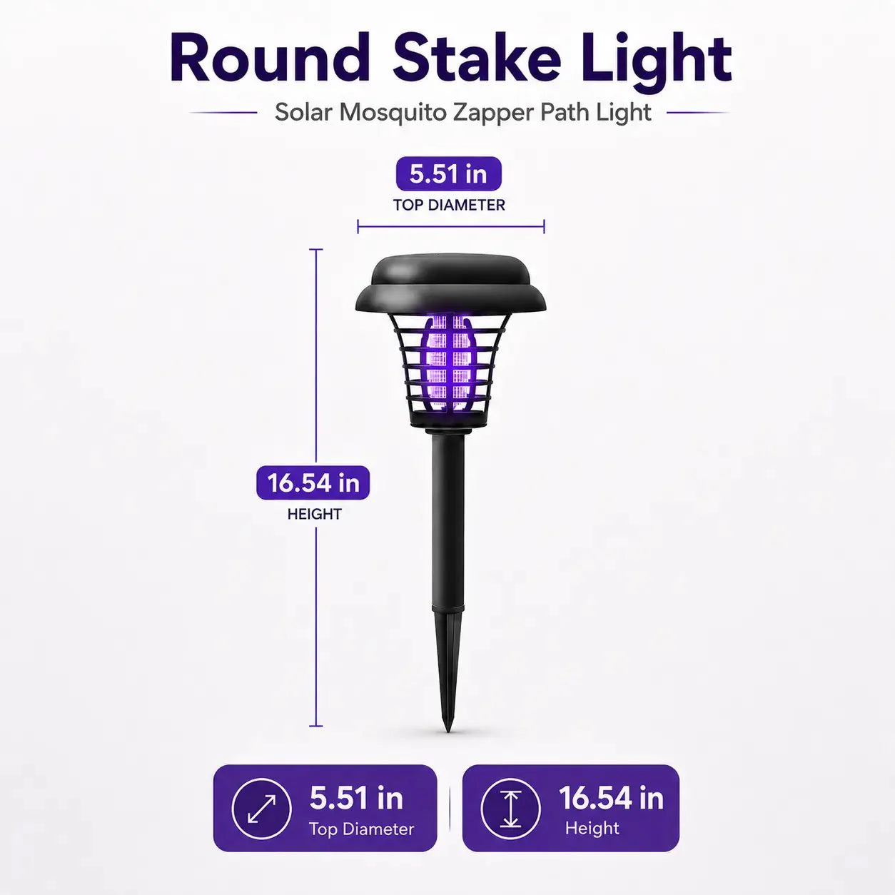 Solar Mosquito Zapper Light™